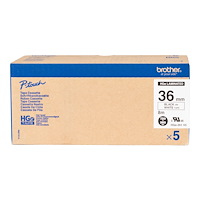 Brother Brother HGE-261V5 - bandlaminat - 5 kassett(er) - Rulle 3,6 cm x 8 m)