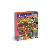 Galison Joy Laforme Spooky Village 1000 Piece Foil Puzzle (bok, eng)
