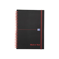 Hamelin Oxford Black n' Red - anteckningsblock - A5 - 70 ark