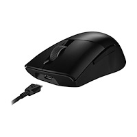 ASUSTeK COMPUTER ASUS ROG Keris Wireless AimPoint - mus - 2.4 GHz, USB 2.0, Bluetooth 5.1 - svart