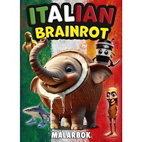 Tukan Förlag Italian brainrot målarbok (häftad)