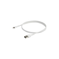 StarTech.com StarTech.com 1m tålig vitt USB-A till Blixtkabel - Tungt, robust aramifiber USB typ A till Blixtladdare/synkron strömsla...