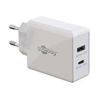 Goobay goobay strömadapter - dubbel - USB, 24 pin USB-C - 30 Watt