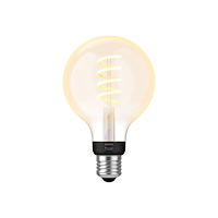 Philips HUE Philips Hue White ambiance - LED-glödlampa med filament - form: G93 - E27 - 7 W - varmt vitt till svalt dagsljus - 2200-...