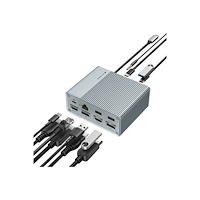 Hyper HyperDrive GEN2 - dockningsstation - USB-C - 2 x HDMI, 2 x DP - 1GbE