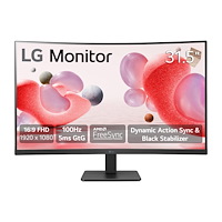 LG LG 32MR50C-B - LED-skärm - böjd - Full HD (1080p) - 32"