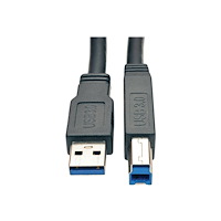 Eaton Corporation Eaton Tripp Lite Series 25ft USB 3.0 SuperSpeed Active Repeater Cable A Male/B Male 25' - USB-kabel - USB Type B till US...