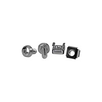 StarTech.com StarTech.com M6 Screws and Cage Nuts - 50 Pack - M6 Mounting Screws and Cage Nuts for Server Rack and Cabinet - Silver (...