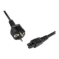 StarTech.com StarTech.com 2 m nätsladd för bärbara datorer, EU Schuko till C5, 2,5 A 250 V, 18AWG, AC-ersättningssladd för Notebook/b...
