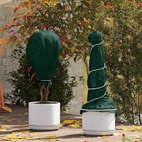 vidaXL Frostskydd för växtfleece Grön 20 x 1,6 m Syntetiskt tyg