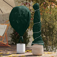 vidaXL Frostskydd för växtfleece Grön 50 x 3,2 m Syntetiskt tyg