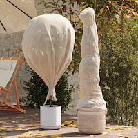 vidaXL Frostskydd för växtfleece Beige 100 x 3,2 m Syntetiskt tyg