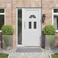 vidaXL Planteringskärl 2 pcs Silver 50 x 50 x 75 cm Rostfritt stål