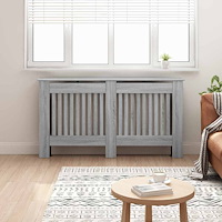 vidaXL Radiatorlock Grå Sonoma 152 x 19 x 81,5 cm Konstruerat trä