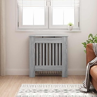 vidaXL Radiatorlock Grå Sonoma 78 x 19 x 81,5 cm Konstruerat trä