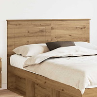 vidaXL Huvudgavel med huvudgavel Artisan Ek 150 cm Konstruerat trä