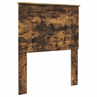 vidaXL Huvudgavel med huvudgavel Rökt ek 80 cm Konstruerat trä