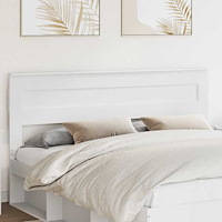 vidaXL Huvudgavel med huvudgavel Vit 180 cm Konstruerat trä