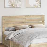 vidaXL Huvudgavel med huvudgavel Sonoma-ek 180 cm Konstruerat trä