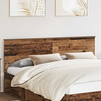 vidaXL Huvudgavel med huvudgavel Gammalt trä 200 cm Konstruerat trä