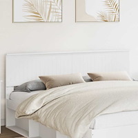 vidaXL Huvudgavel med huvudgavel Vit 180 cm Konstruerat trä