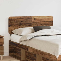 vidaXL Huvudgavel med huvudgavel Gammalt trä 120 cm Konstruerat trä