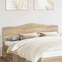 vidaXL Huvudgavel med huvudgavel Sonoma-ek 200 cm Konstruerat trä