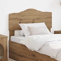 vidaXL Huvudgavel med huvudgavel Artisan Ek 100 cm Konstruerat trä