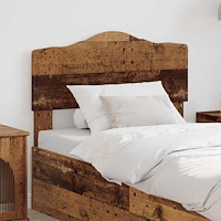 vidaXL Huvudgavel med huvudgavel Gammalt trä 90 cm Konstruerat trä