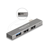 DeLOCK Delock - hubb - slim, 10 Gbps, with USB Type-C - 3 portar - sticka