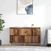 vidaXL Skåp 2 pcs Gammalt trä 60 x 35 x 70 cm Konstruerat trä