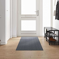 vidaXL Matta-runner Grå 80 x 300 cm tyg