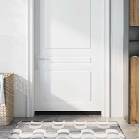 vidaXL Självhäftande dörrborstlist 6 pcs Silver 100 cm