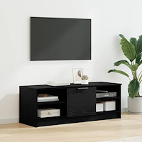 vidaXL TV-skåp Svart Ek 102 x 35 x 36,5 cm Konstruerat trä