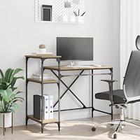 vidaXL Skrivbord Artisan Ek 105 x 50 x 90 cm Konstruerat trä