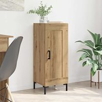 vidaXL Sideboard Olden Artisan Ek 34,5 x 34 x 90 cm