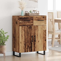 vidaXL Sideboard Gammalt trä 69,5 x 34 x 90 cm Konstruerat trä