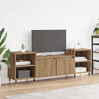 vidaXL TV-skåp Artisan Ek 160 x 35 x 55 cm Konstruerat trä