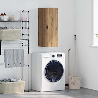 vidaXL Väggskåp Artisan Ek 34,5 x 34 x 90 cm Konstruerat trä