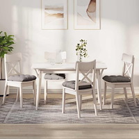 vidaXL Sittkuddar 4 pcs Taupe 45 x 45 x 12 cm tyg