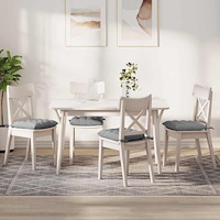 vidaXL Sittkuddar 2 pcs Ljusgrå 40 x 40 x 6 cm tyg