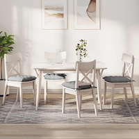 vidaXL Sittkuddar 2 pcs Moln Grå 40 x 40 x 6 cm tyg