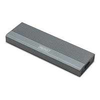 Digitus DIGITUS A-90112 - förvaringslåda - 10 Gbps, extern, aluminium, verktygslös - M.2 NVMe Card - USB-C 3.1 (Gen 2)