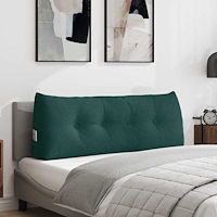 vidaXL Ryggkudde Mörkgrön 120 x 24 x 50 cm tyg