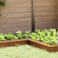 vidaXL Snigelfence Rostig 10 x 10 x 25 cm Väderbeständig stål