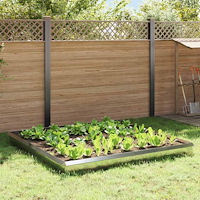 vidaXL Snigelstaket 12 pcs Silver Galvaniserat Stål