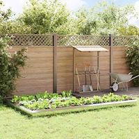 vidaXL Snigelstaket 16 pcs Silver Galvaniserat Stål