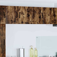 vidaXL Kökväggsskåp 2 pcs Rökt ek 60 x 31 x 40 cm Konstruerat trä