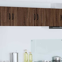 vidaXL Väggskåp för kök Brun Ek 60 x 31 x 40 cm Konstruerat trä