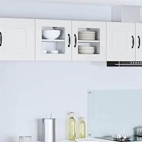 vidaXL Köksskåp Högblanka vita 40 x 31 x 40 cm Konstruerat trä